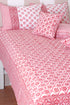 20s Cotton Cushion Cover in Block Print with Piping